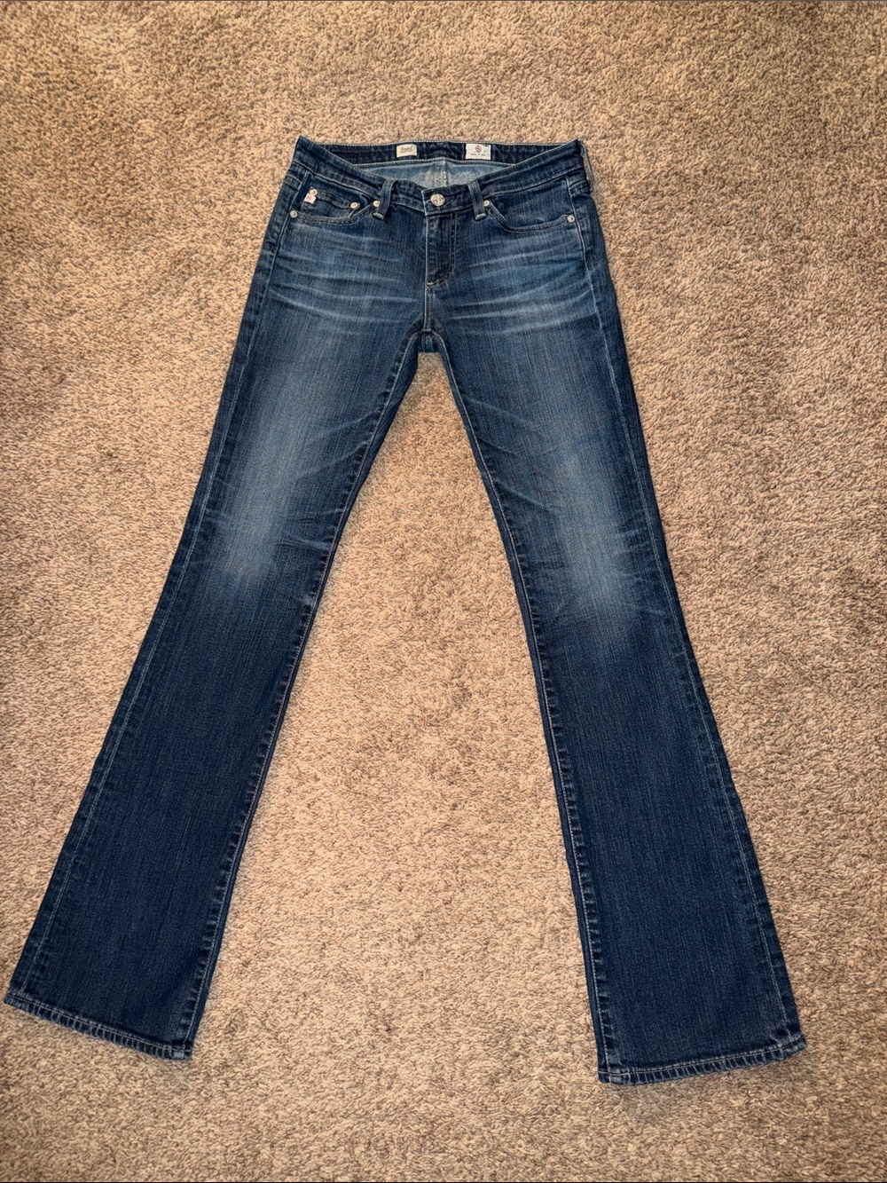 Vintage Y2K AG Jeans The Angel Low Rise Bootcut 27R Made in USA